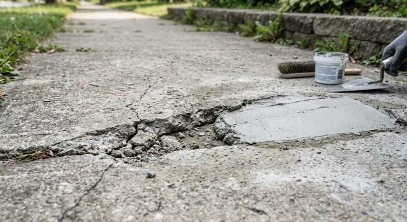 Cracked Sidewalk Repair in Miami Dade County, FL